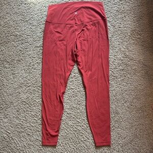 lululemon athletica Women's Burnt Orange Leggings